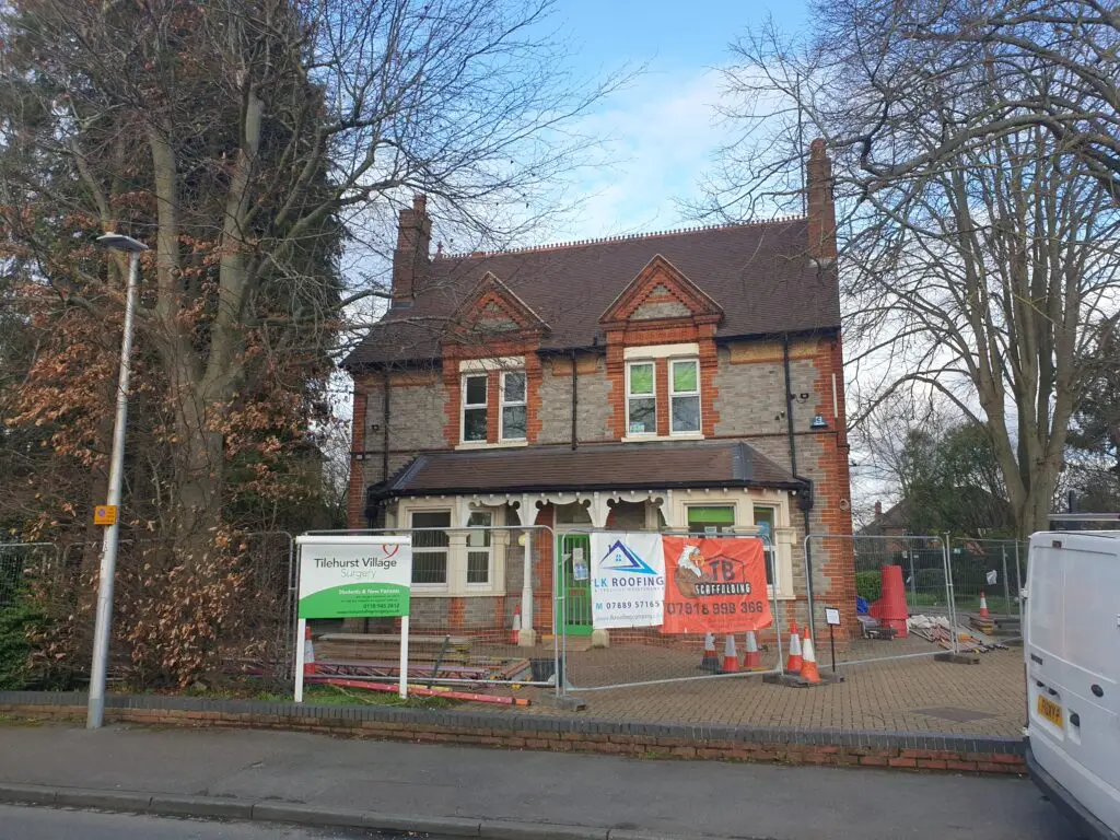 Tilehurst Roofing work on Tilehurst Surgery by LK Roofing
